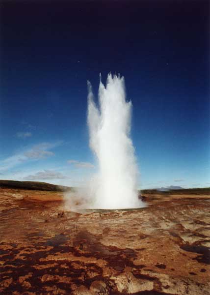 Un geyser : la cration de la terre